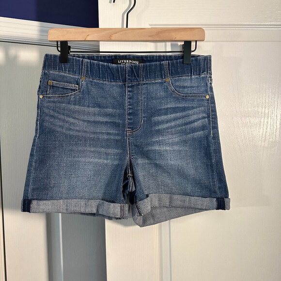 Liverpool Jeans Company Pants - NEW - Liverpool Stretch Jean Shorts - Size 6/28